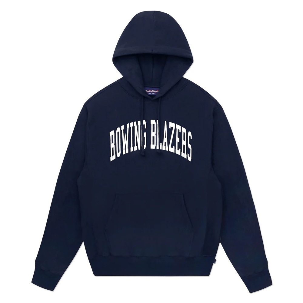 ROWING BLAZERS COLLEGIATE HOODIE XXL NAVY